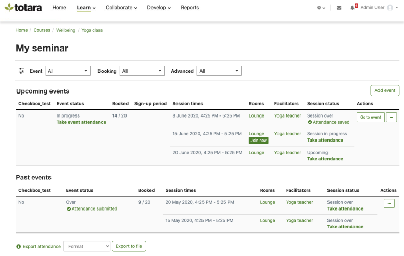 Totara Learn LMS